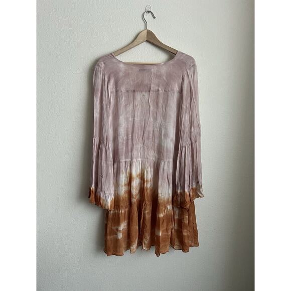 Young Fabulous & Broke Yfb Boho Dress Tie Dye Flowy Size Medium - Picture 3 of 9